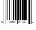 Barcode Image for UPC code 020100001264