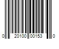 Barcode Image for UPC code 020100001530