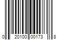 Barcode Image for UPC code 020100001738