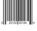 Barcode Image for UPC code 020100001844