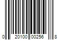 Barcode Image for UPC code 020100002568