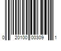 Barcode Image for UPC code 020100003091