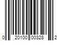 Barcode Image for UPC code 020100003282