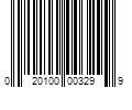 Barcode Image for UPC code 020100003299