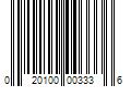 Barcode Image for UPC code 020100003336