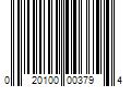 Barcode Image for UPC code 020100003794