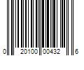 Barcode Image for UPC code 020100004326