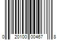 Barcode Image for UPC code 020100004678