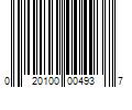 Barcode Image for UPC code 020100004937