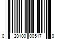 Barcode Image for UPC code 020100005170