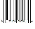 Barcode Image for UPC code 020100005514