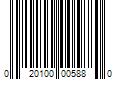 Barcode Image for UPC code 020100005880