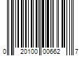 Barcode Image for UPC code 020100006627