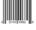 Barcode Image for UPC code 020100006825