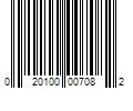 Barcode Image for UPC code 020100007082