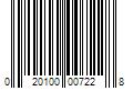 Barcode Image for UPC code 020100007228