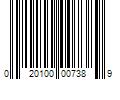 Barcode Image for UPC code 020100007389