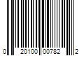 Barcode Image for UPC code 020100007822