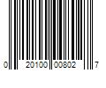 Barcode Image for UPC code 020100008027