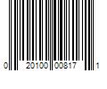 Barcode Image for UPC code 020100008171