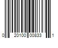 Barcode Image for UPC code 020100008331