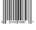 Barcode Image for UPC code 020100008577