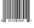 Barcode Image for UPC code 020100008911