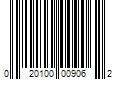 Barcode Image for UPC code 020100009062