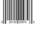 Barcode Image for UPC code 020100009703