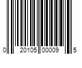 Barcode Image for UPC code 020105000095