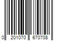 Barcode Image for UPC code 02010706707033