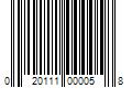 Barcode Image for UPC code 020111000058