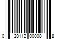 Barcode Image for UPC code 020112000088