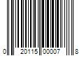 Barcode Image for UPC code 020115000078