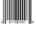 Barcode Image for UPC code 020118000075