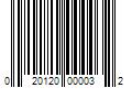 Barcode Image for UPC code 020120000032