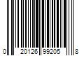 Barcode Image for UPC code 020126992058