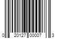 Barcode Image for UPC code 020127000073