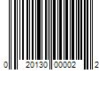 Barcode Image for UPC code 020130000022