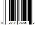 Barcode Image for UPC code 020131000052