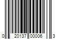 Barcode Image for UPC code 020137000063