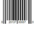 Barcode Image for UPC code 020137000070