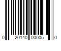 Barcode Image for UPC code 020140000050