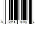 Barcode Image for UPC code 020147000084