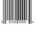 Barcode Image for UPC code 020150000064