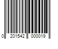 Barcode Image for UPC code 0201542000019