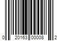 Barcode Image for UPC code 020163000082