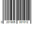 Barcode Image for UPC code 0201805001012