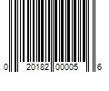 Barcode Image for UPC code 020182000056