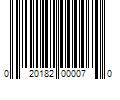 Barcode Image for UPC code 020182000070